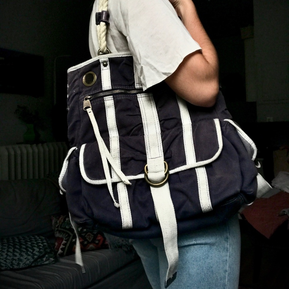 Gap Nautical Shoulder Tote Bag